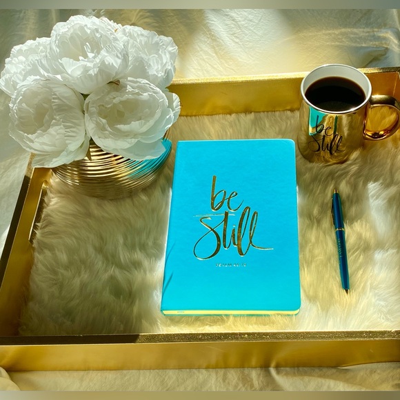 Be Still Gift Set Burgundy Journal Pen & Mug Set - Picture 2 of 4